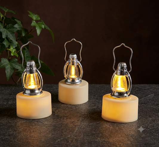 LED Lantern Candles – Safe Flameless Decorative Set of 6