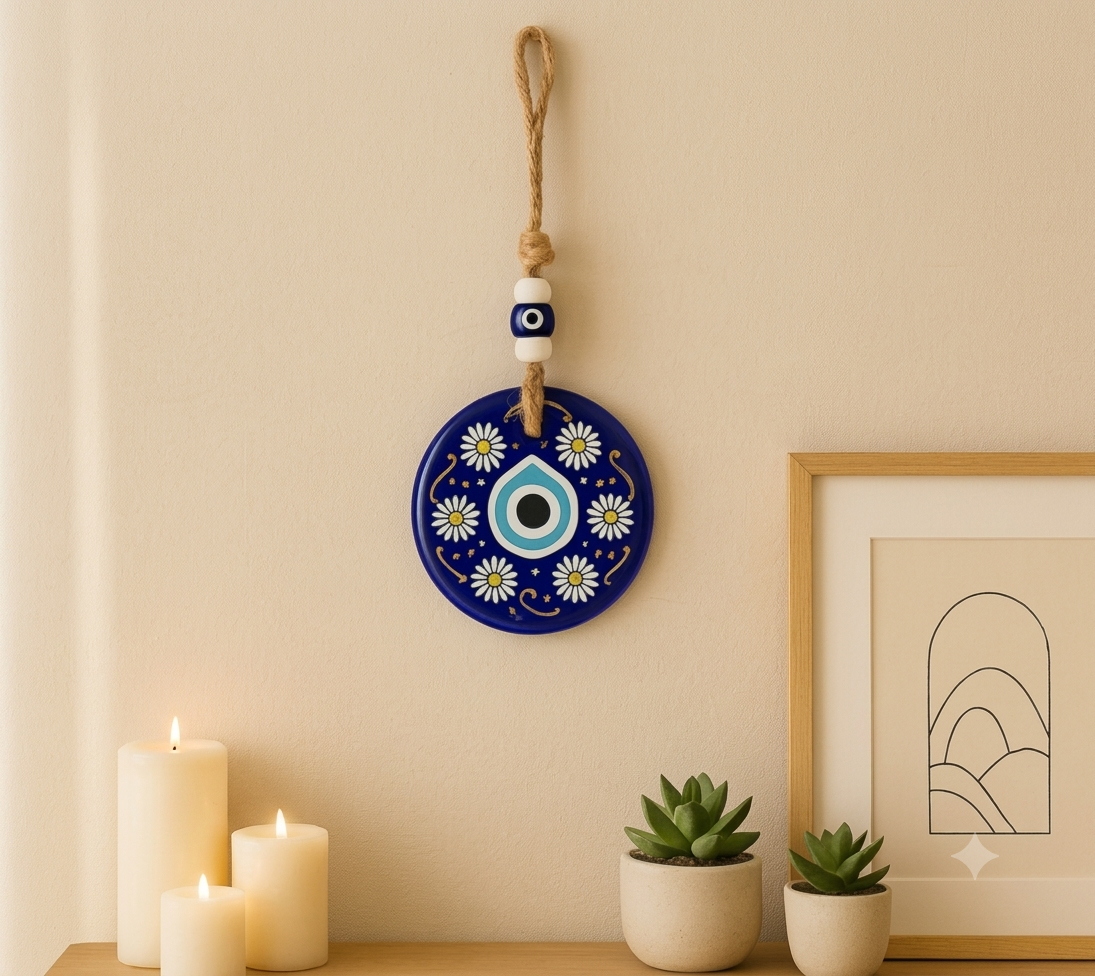 Evil Eye Wall Hanging – Positive Energy & Protection Charm