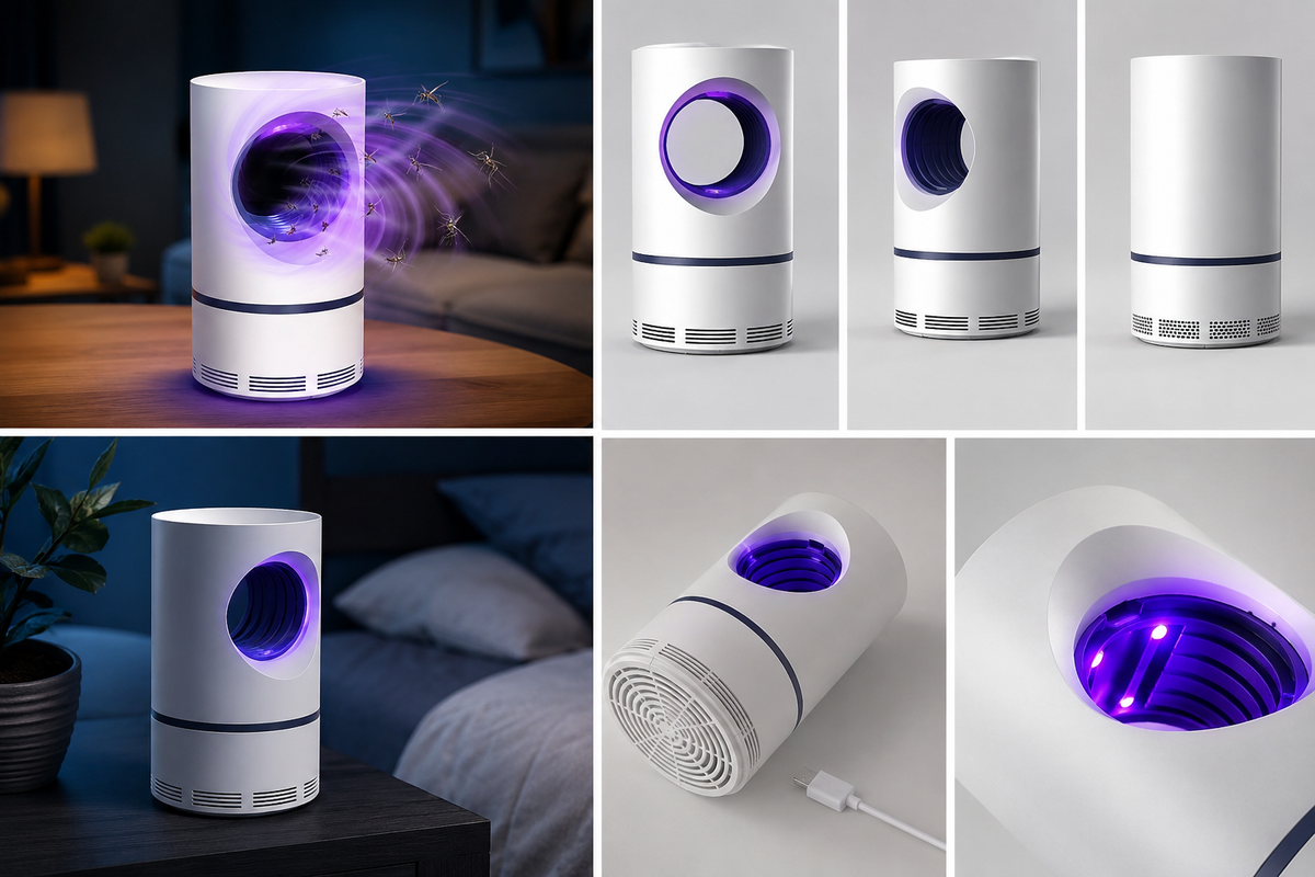 USB Mosquito Killer Lamp – Powerful UV Light Insect Trap for Home & Bedroom