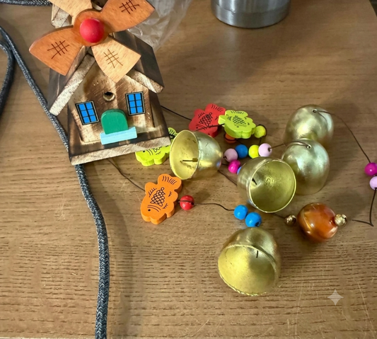 Wooden Windchime – Rustic Home Decor with Melodious Bells