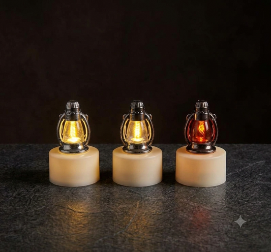 LED Lantern Candles – Safe Flameless Decorative Set of 6