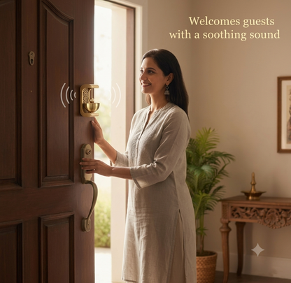 Meditation Bell – Calming Sound with Wooden Stand