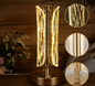 Crystal Table Lamp – Tall Cylinder Shape with USB Charging