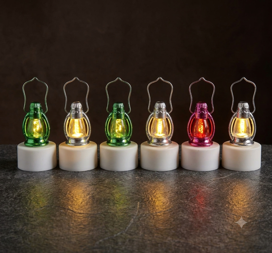 LED Lantern Candles – Safe Flameless Decorative Set of 6