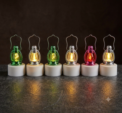 LED Lantern Candles – Safe Flameless Decorative Set of 6