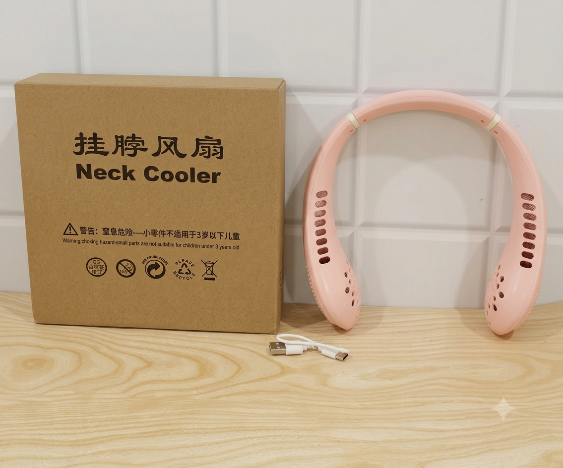 USB Rechargeable Portable Bladeless Neck Fan