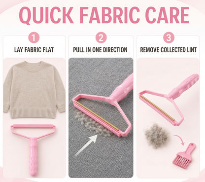 Reusable Lint Remover Roller – Eco-friendly Fabric and Pet Hair Cleaner