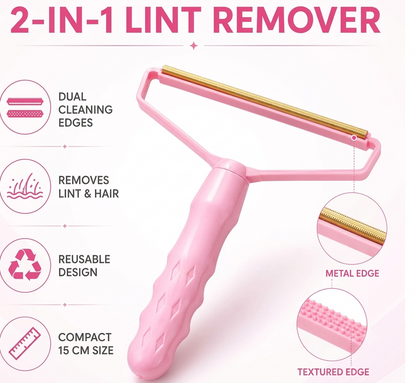 Reusable Lint Remover Roller – Eco-friendly Fabric and Pet Hair Cleaner